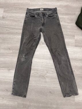 Faherty stretch cotton five pocket black jeans 29x32